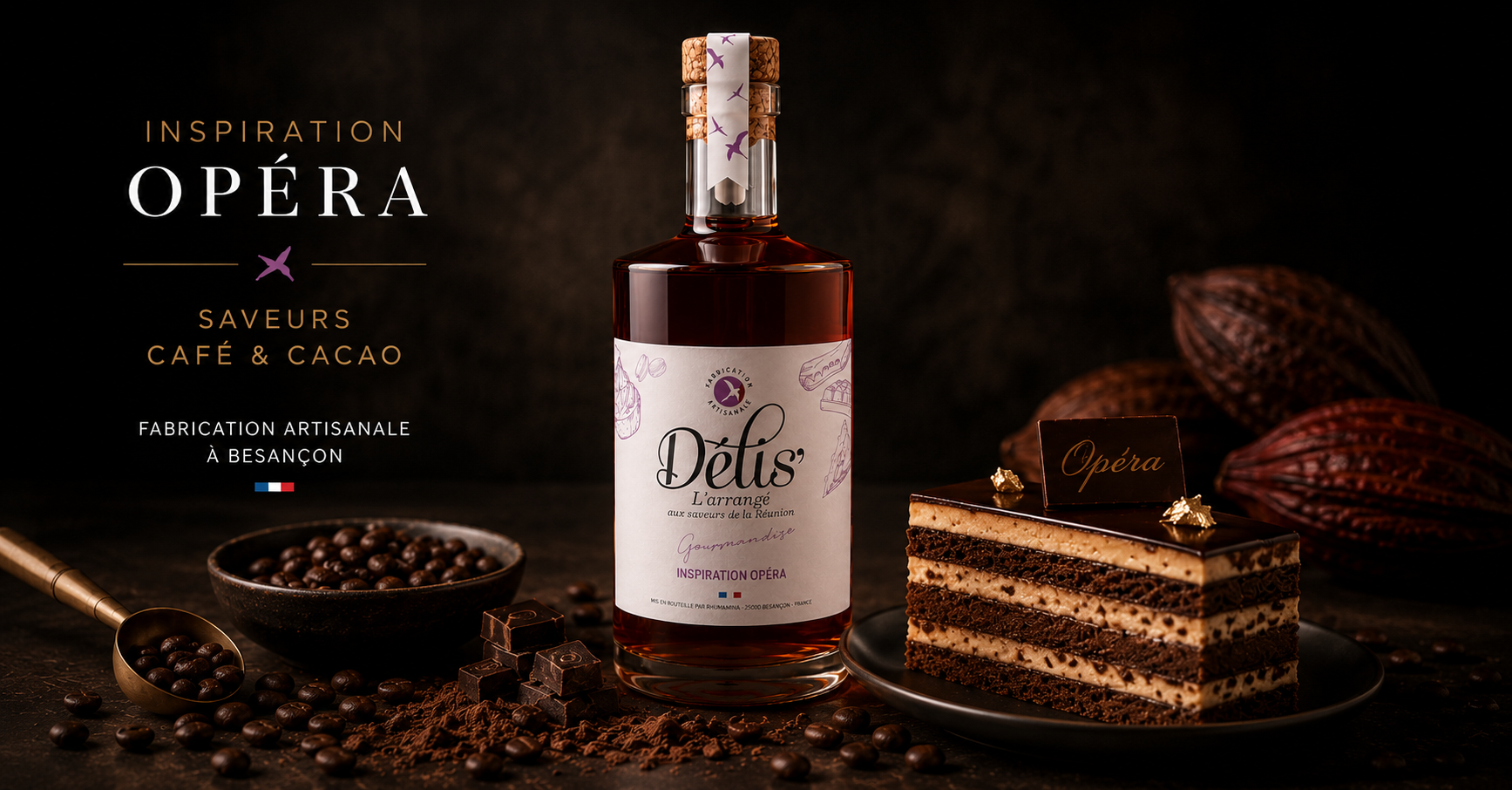 Inspiration Opéra : quand la pâtisserie rencontre le rhum arrangé artisanal  